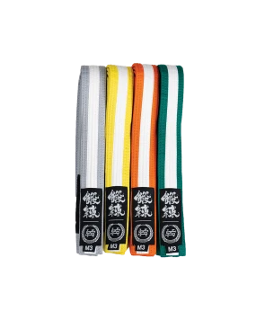 IBJJF Ranked Kids Belt - White Stripe