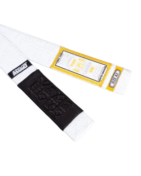 Scramble Tanren v4 BJJ Belt - White Scramble Tanren v4 BJJ Belt - White