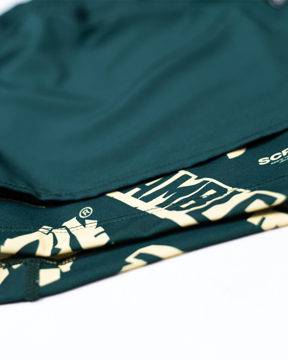 Combination Shorts - Forest Green/ Logotypes Combination Shorts - Forest Green/ Logotypes