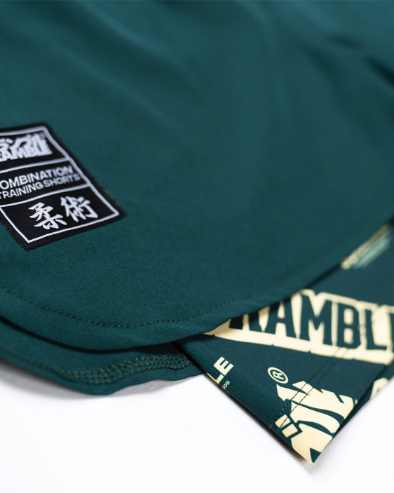 Combination Shorts - Forest Green/ Logotypes Combination Shorts - Forest Green/ Logotypes