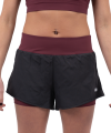 Hearts Combination Shorts - Grey/Burgundy Hearts Combination Shorts - Grey/Burgundy