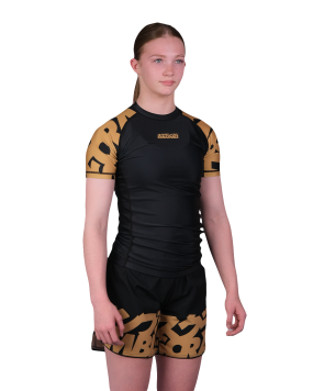 Baka Rashguard Kids - Black/Gold