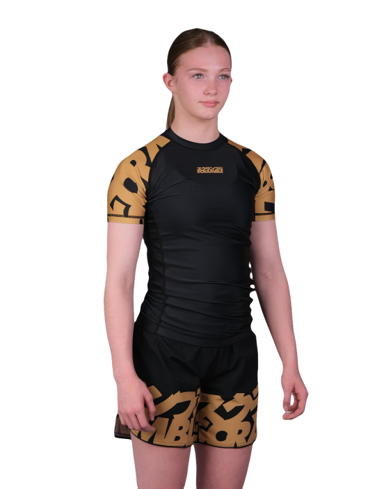 Baka Rashguard Kids - Black/Gold