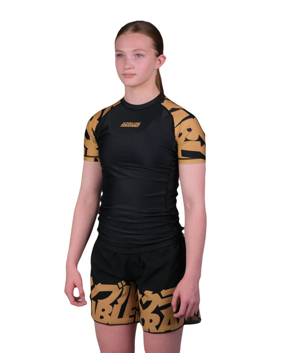 Baka Rashguard Kids - Black/Gold