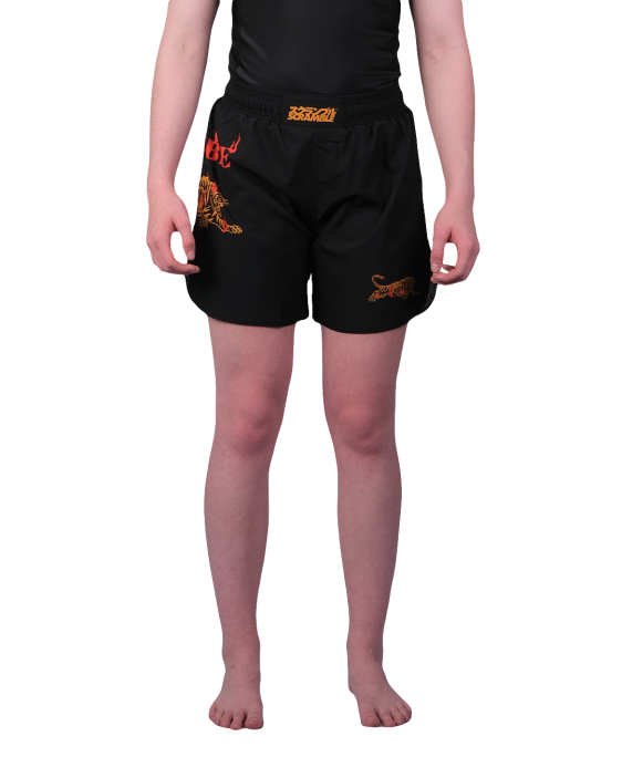 Burning Tiger Shorts - Kids Burning Tiger Shorts - Kids