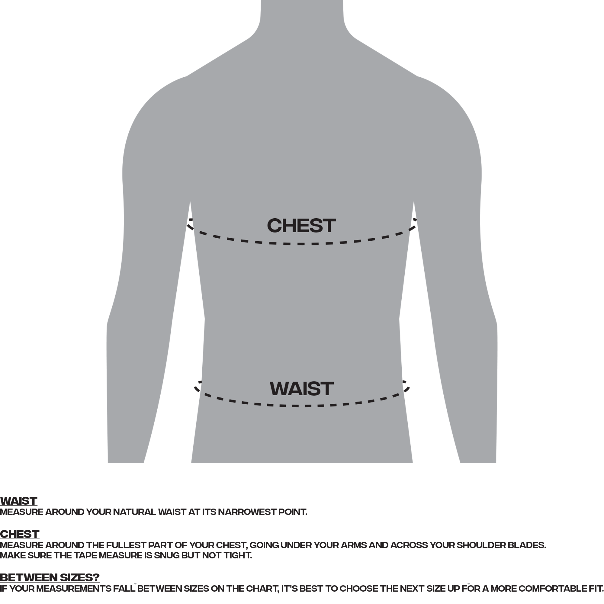 Casual Wear Size Guide