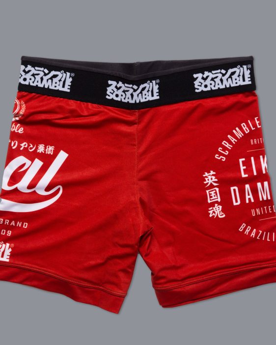 Scramble 'Real" Vale Tudo Shorts - Red Scramble 'Real" Vale Tudo Shorts - Red