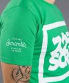 Scramble "Split Logo" Slim Fit T-Shirt - Green Scramble "Split Logo" Slim Fit T-Shirt - Green