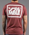 Scramble "Split Logo" Slim Fit T-Shirt - Red