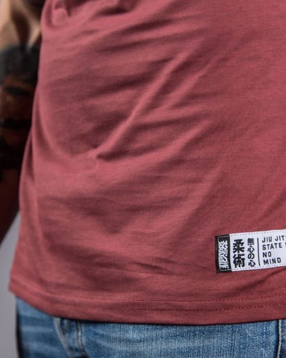 Scramble "Split Logo" Slim Fit T-Shirt - Red