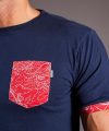 Scramble Irezumi Pocket Tee - Navy