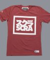 Scramble "Split Logo" Slim Fit T-Shirt - Red