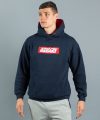 Scramble Box Logo Hoodie - Navy Scramble Box Logo Hoodie - Navy