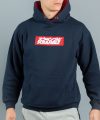 Scramble Box Logo Hoodie - Navy Scramble Box Logo Hoodie - Navy
