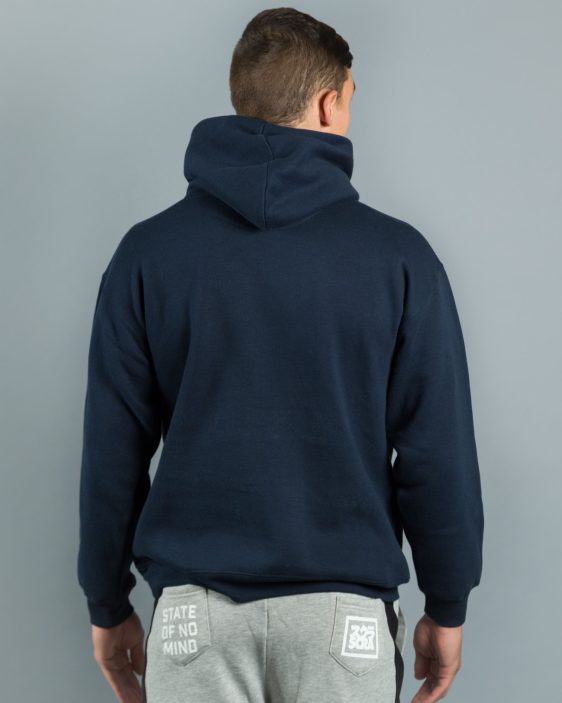 Scramble Box Logo Hoodie - Navy Scramble Box Logo Hoodie - Navy