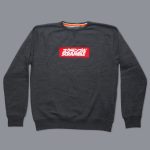 Scramble Box Logo Crew Neck - Black