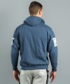 East/West Zip Hoodie - Navy Melange East/West Zip Hoodie - Navy Melange