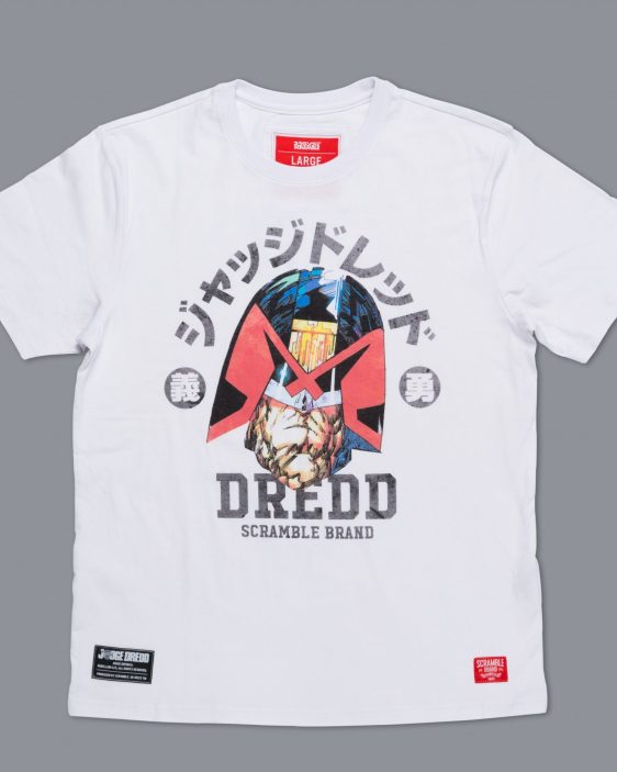 Scramble x Judge Dredd - Dredd Head T-Shirt Scramble x Judge Dredd - Dredd Head T-Shirt