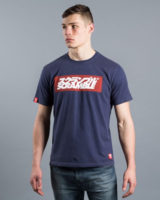 Scramble Grande Logo T-Shirt - Navy Scramble Grande Logo T-Shirt - Navy