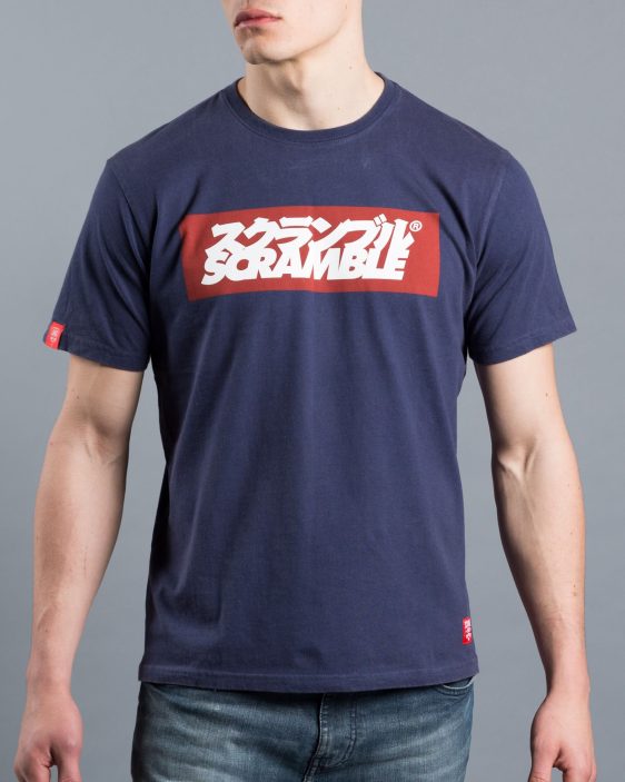 Scramble Grande Logo T-Shirt - Navy Scramble Grande Logo T-Shirt - Navy