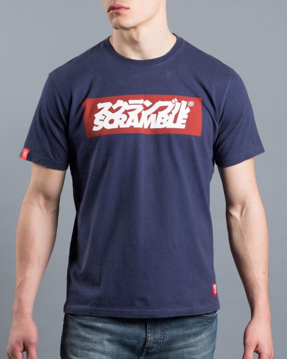 Scramble Grande Logo T-Shirt - Navy Scramble Grande Logo T-Shirt - Navy