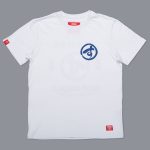 Scramble Brush Logo Tee - White