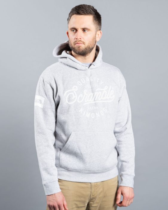 Scramble "Quality Kimonos" Hoody - Grey Scramble "Quality Kimonos" Hoody - Grey