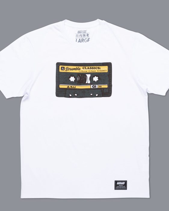 Scramble Old School T-Shirt - White Scramble Old School T-Shirt - White