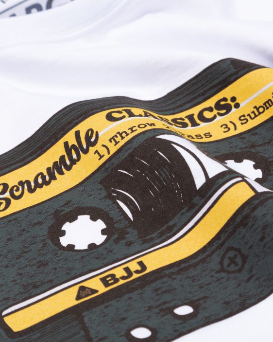 Scramble Old School T-Shirt - White Scramble Old School T-Shirt - White