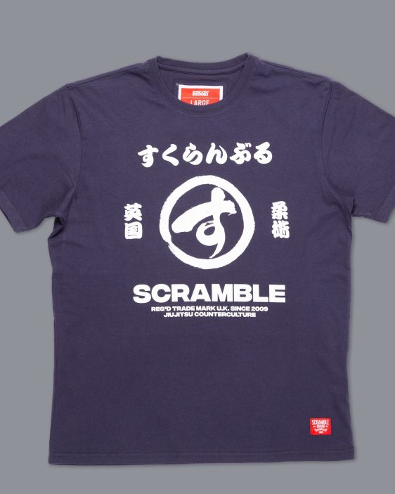 Scramble Big Brush T-Shirt - Navy Scramble Big Brush T-Shirt - Navy