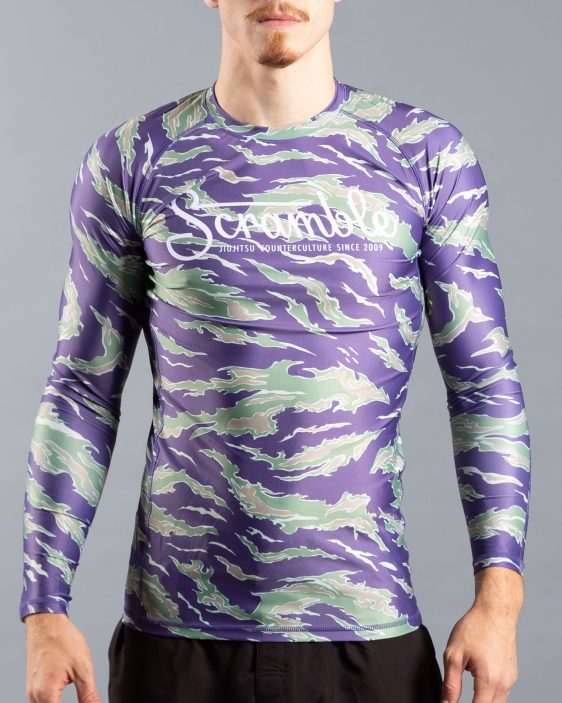 Scramble Letterlogo Camo Rashguard Scramble Letterlogo Camo Rashguard