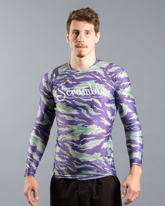 Scramble Letterlogo Camo Rashguard Scramble Letterlogo Camo Rashguard