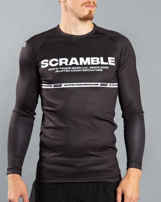Scramble Ranked Rashguard v4 - Black Scramble Ranked Rashguard v4 - Black