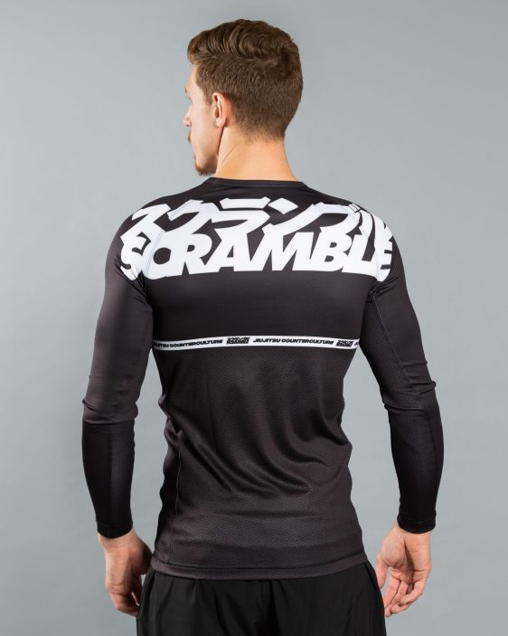 Scramble Ranked Rashguard v4 - Black Scramble Ranked Rashguard v4 - Black