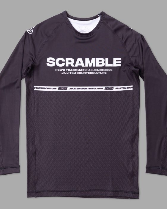 Scramble Ranked Rashguard v4 - Black Scramble Ranked Rashguard v4 - Black
