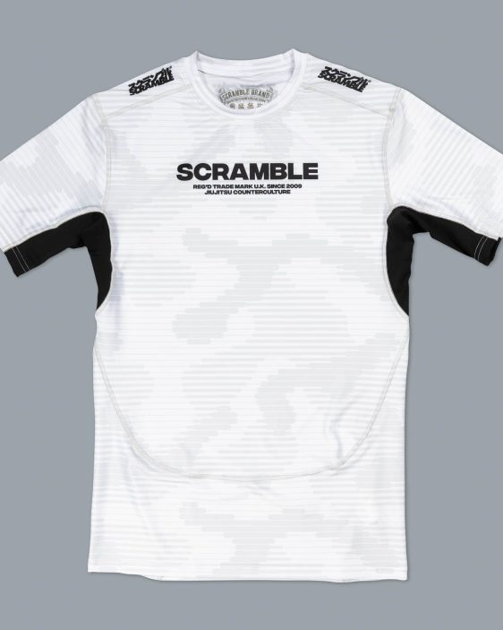 Scramble Tactic Rashguard - White Scramble Tactic Rashguard - White
