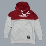 Scramble Takamiya Hoody - Burgundy/Grey