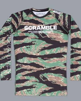 Scramble Base Rashguard - Tiger Camo Scramble Base Rashguard - Tiger Camo