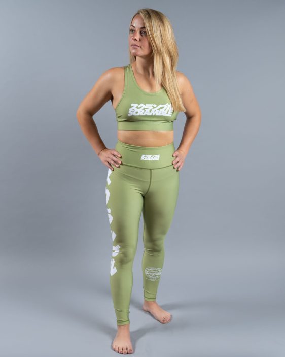 Scramble Verano Sports Bra - Green Scramble Verano Sports Bra - Green