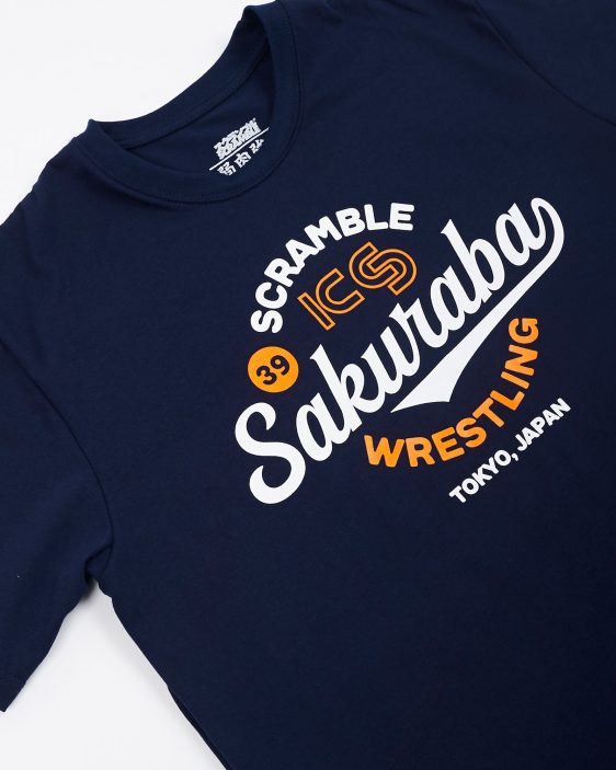 KS x Scramble Wrestling Tee - Navy KS x Scramble Wrestling Tee - Navy