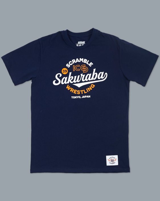 KS x Scramble Wrestling Tee - Navy KS x Scramble Wrestling Tee - Navy