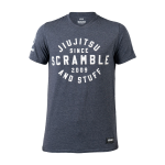Scramble Jiu Jitsu and Stuff Type Tee - Navy