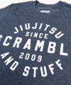 Scramble Jiu Jitsu and Stuff Type Tee - Navy Scramble Jiu Jitsu and Stuff Type Tee - Navy