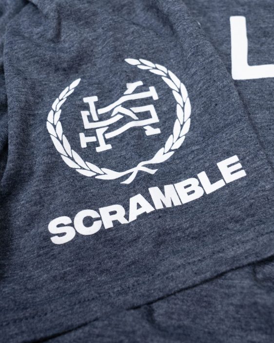 Scramble Jiu Jitsu and Stuff Type Tee - Navy Scramble Jiu Jitsu and Stuff Type Tee - Navy