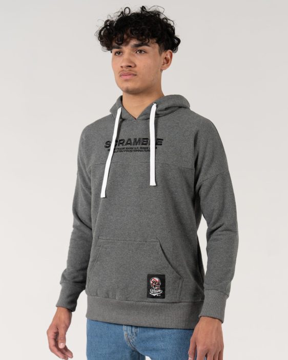 Scramble Takamiya Hoody - Grey Scramble Takamiya Hoody - Grey