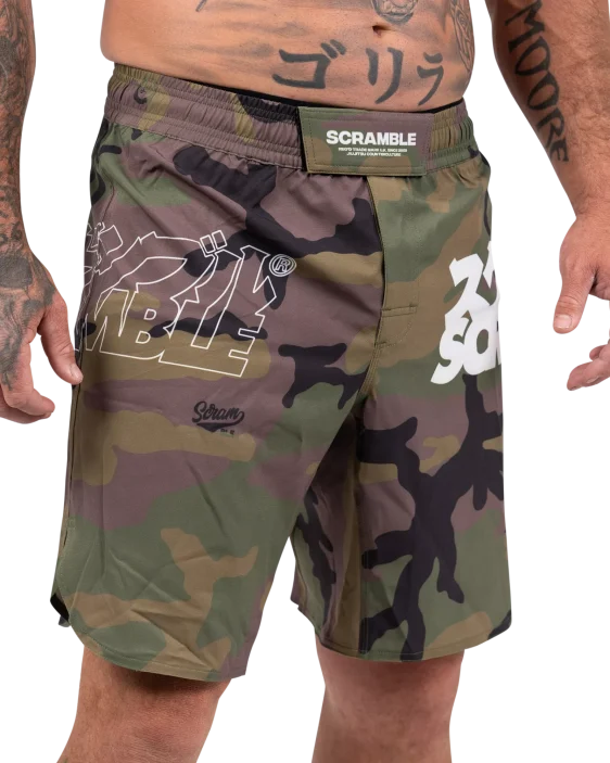 Scramble Base Shorts - Woodland Camo Scramble Base Shorts - Woodland Camo