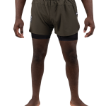 Combination Shorts - Khaki Green / Black