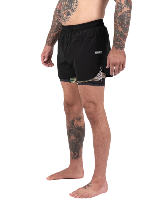 Scramble Combination Shorts - Camo Scramble Combination Shorts - Camo