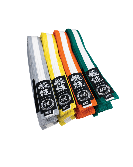 IBJJF Ranked Kids Belt - White Stripe IBJJF Ranked Kids Belt - White Stripe