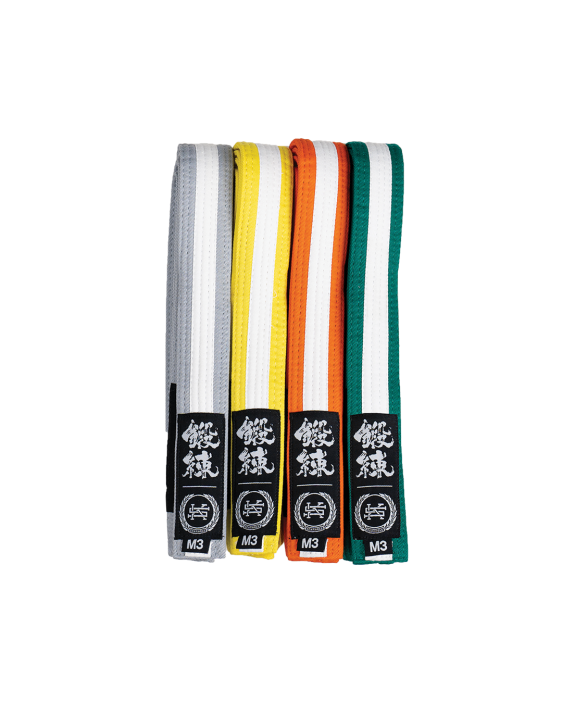 IBJJF Ranked Kids Belt - White Stripe IBJJF Ranked Kids Belt - White Stripe